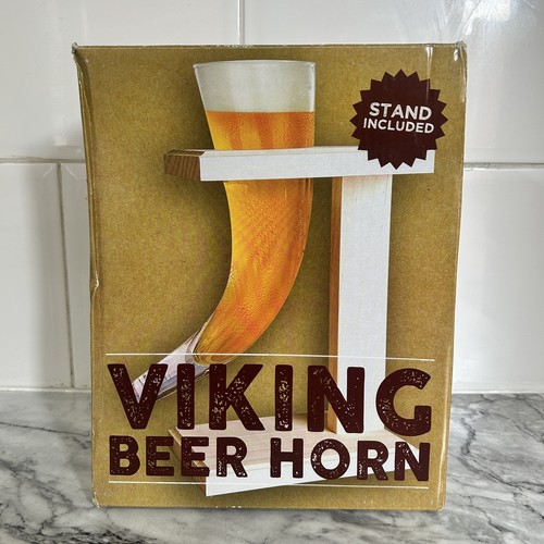 Viking beer horn glass - beer,