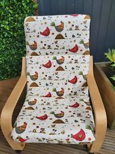 Ikea Poang Kids Chair Cover, slipcover, replacement cover, cushion, washable