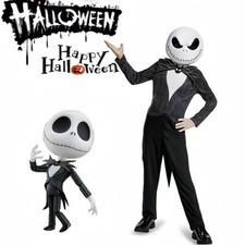 New Halloween Jack Skellington cosplay Kids Boys Party COSPLAY Costume party UK