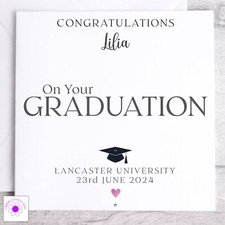 Personalised Graduation Card