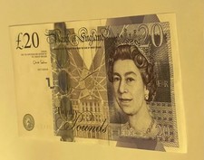 Banknote 20 out of - u.k., (out