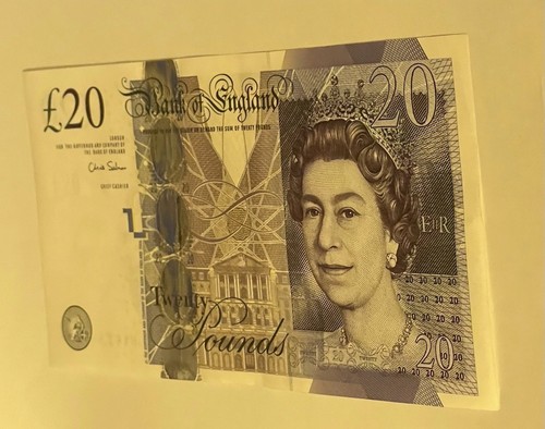 Banknote 20 out of - (out,