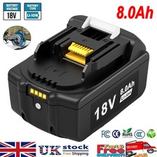 8000mAH Battery For Makita 18V LXT Battery Li-Ion BL1830 BL1850 BL1860 BL1840 UK
