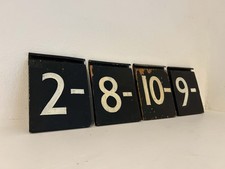 Antique Vintage Black Wooden