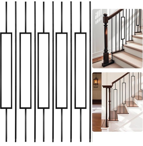 Pcs 2in wrought iron - 1/2in,