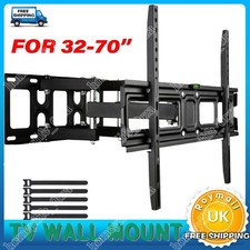 Heavy Duty TV Wall Bracket Mount Tilt Swivel for Sony Samsung 32 37 42 43 55 70"