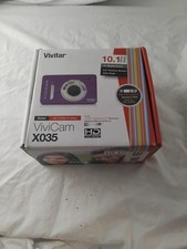 Vivitar Vivicam X035 10.1MP Compact Digital  Camera Purple Boxed New Never Used