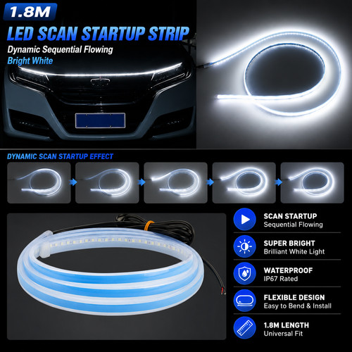 Led white scan startup - 1.8m,