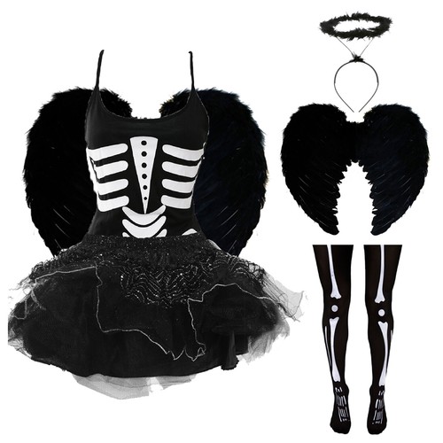 Ladies dark angel halloween - angel,