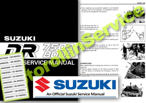 Suzuki dr800s big - dr800s, service