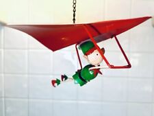 Hang Gliding Christmas Elf Ornament