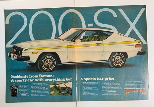 1977 datsun 200 200sx - datsun, print