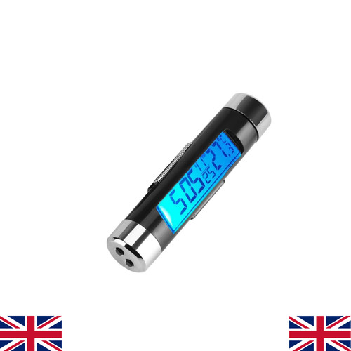 Car clock thermometer digital - car,