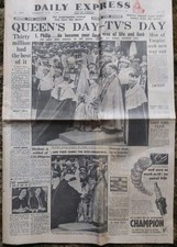 Original 1953 Daily Express