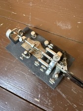 Vibroplex Original Morse  Sn 94276  Black finish damper D-3 name ply