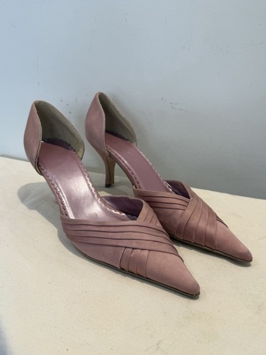 Next pink satin - pink, pointed