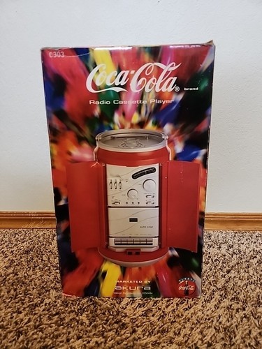 Vintage coca cola can radio - cola,