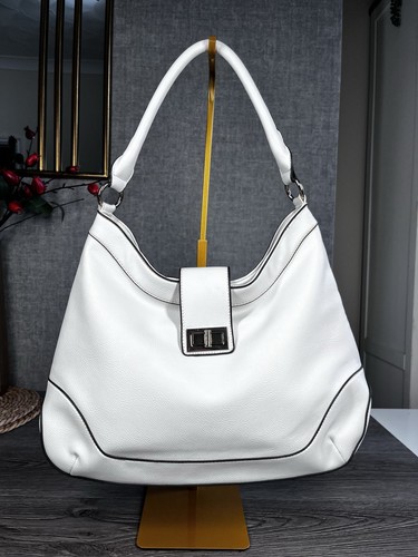 Y2k white slouchy - white, hobo