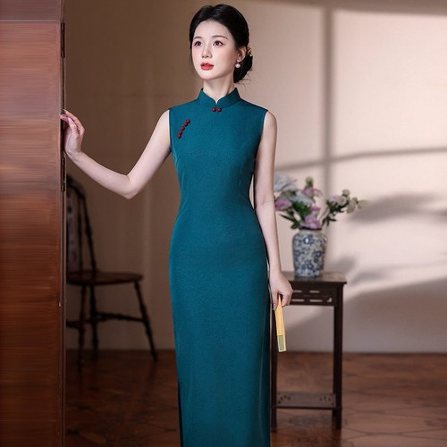 Ladies green embossed - green,