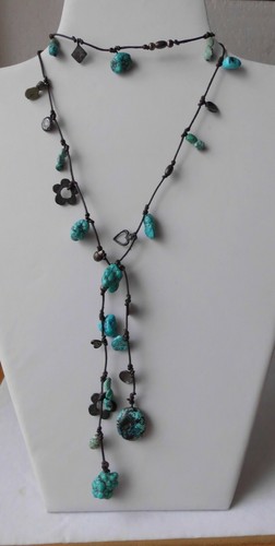 Lariat turquoise gemstone - lariat,