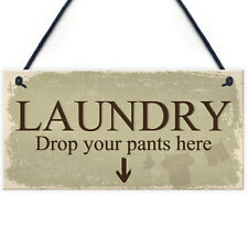 Funny Laundry Room Sign Shabby
