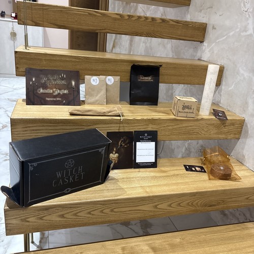 Witch casket candle magic box - witch,