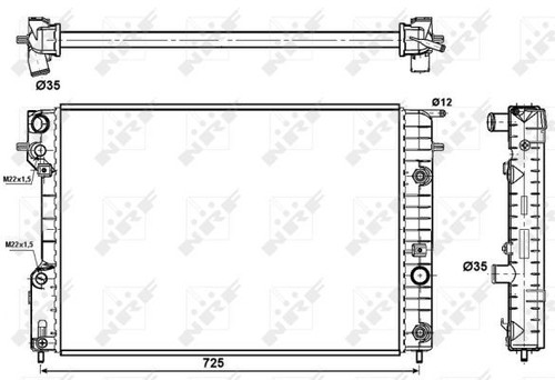 Nrf radiator for vauxhall - nrf,