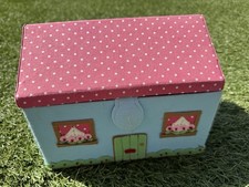 Cath Kidston Sewing Box Cottage House Bungalow home Craft Storage basket