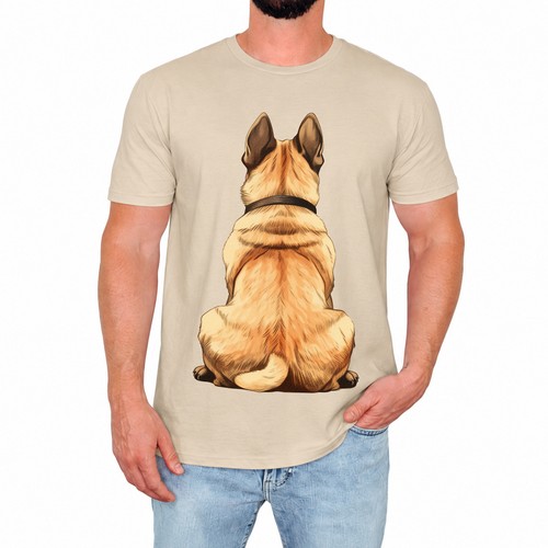 Cute dog mens shirt - dog, adorable