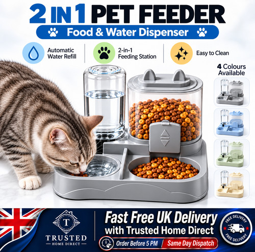 Automatic cat feeder - automatic, water