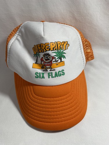 Vtg six flags - vtg, cap