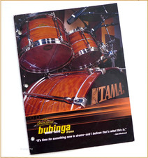 TAMA - BUBINGA DRUM CATALOG -