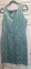 Monsoon Twilight  Silk Dress Light Green Size 12