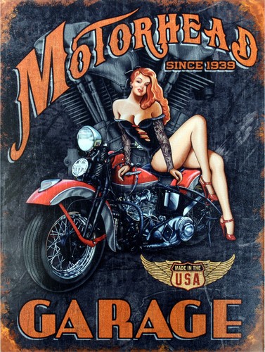Motorhead garage retro metal - retro,