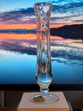 Royal Brierley Lead Crystal Coventry Cut Bud Vase