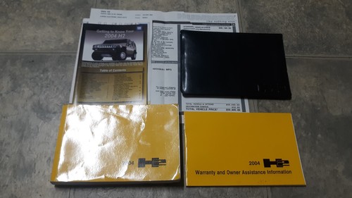 2004 hummer owners - owners, manual
