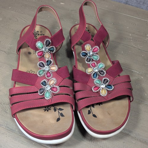 Rieker antistress red beaded - rieker,