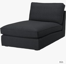 IKEA KIVIK Chaise Longue Cover Hillared Anthracite, Model 603.489.03 Used VGC 