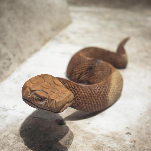 Chiselcraft 30cm wooden snake - chiselcraft,