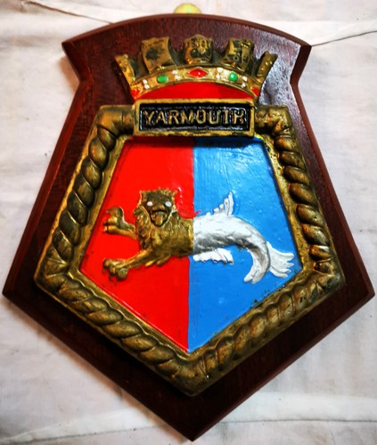 Hms yarmouth ship crest - hms,