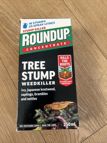 Roundup tree stump - tree,