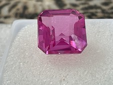 Natural Pink Sapphire Madagascan 9.15Cts Octagon Cut Certified Gemstone