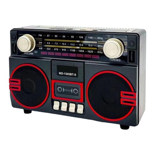 Retro portable radio for - , home