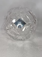 Small Edinburgh Continental Crystal Bud/Posy Vase With Original Sticker