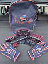Kids tractors rock pony horse grooming kit brushes and gloves
