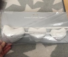 Silver Cross Tie Backs