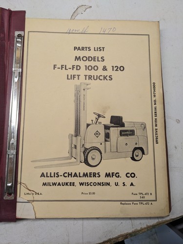 Allis chalmers fork lift - allis,