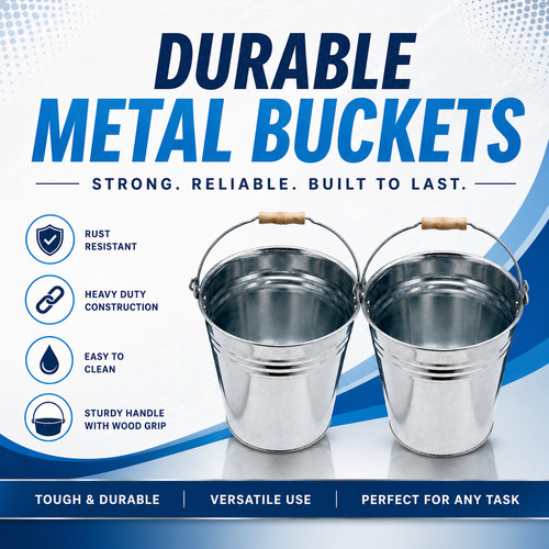 2 pcs galvanised - |, metal