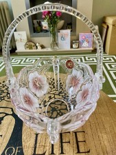 Vintage  Walther Glass basket