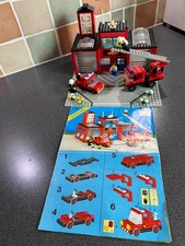 Lego Town Fire House Set 6385 Complete Mid 1980's Used Very Good Condition